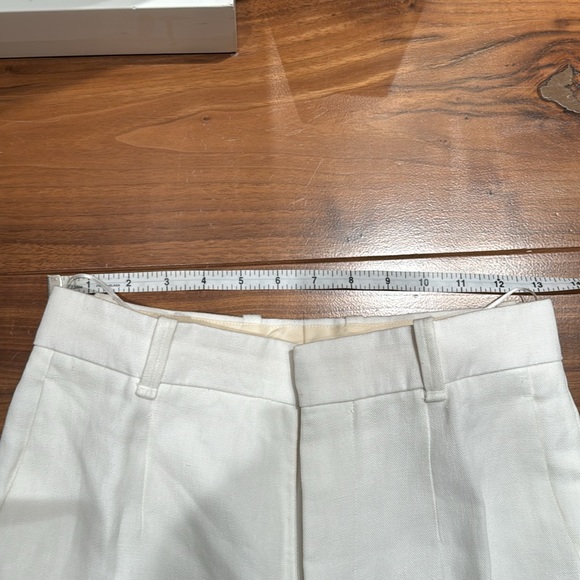 Chloe Linen Linen tapered Trouser Pants White Size FR34 - Picture 13 of 15